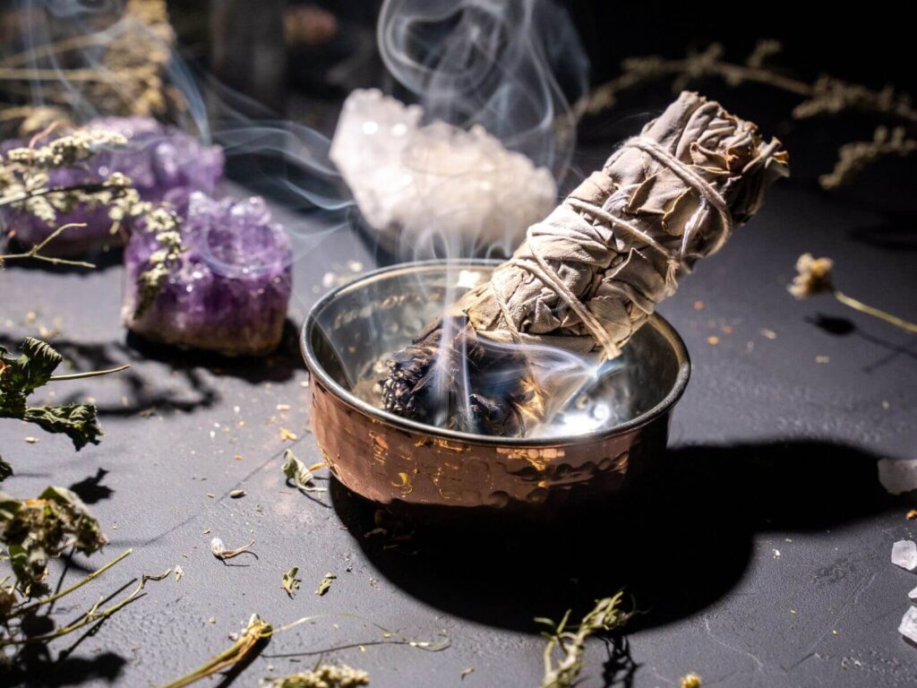 smudging ritual Spiritual Cleansing