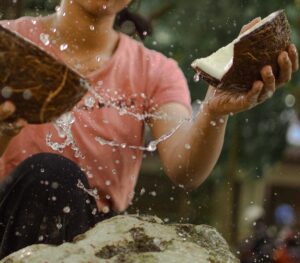 Coconut Breaking Ritual